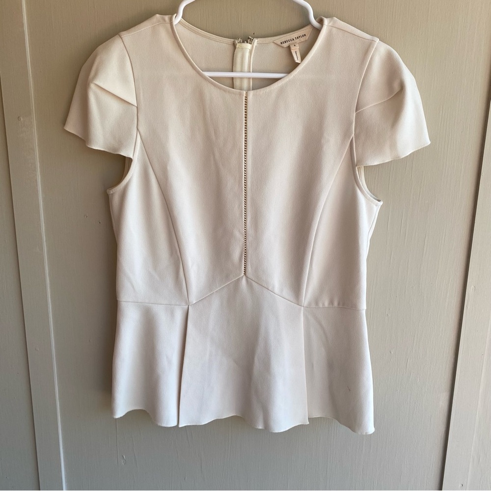 Rebecca Taylor Cream Blouse